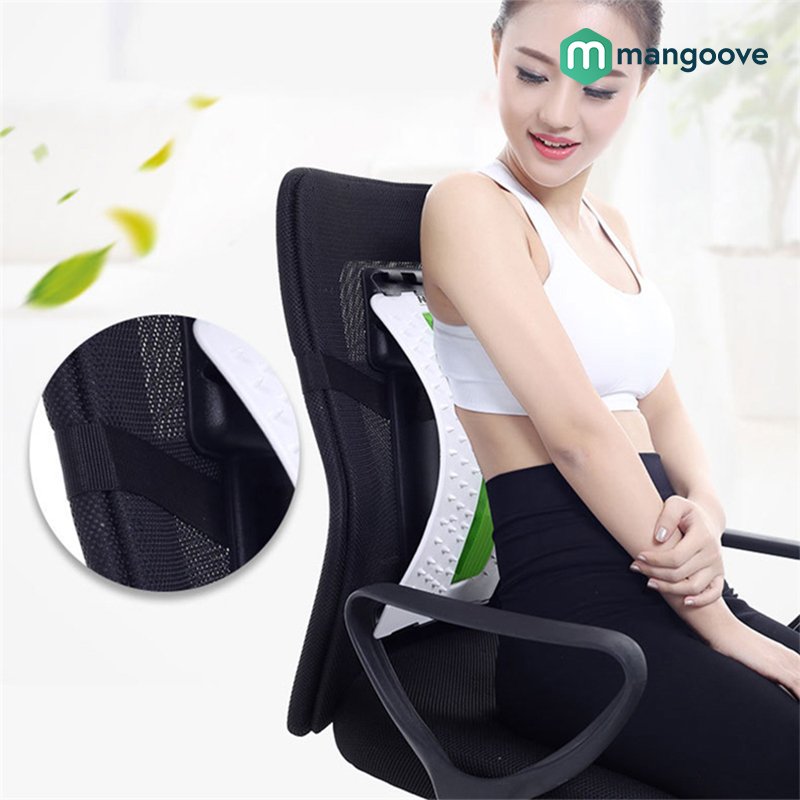 Magic Back Support Back Stretching Device and Back Massager for Bed & Chair & Car - Image 3