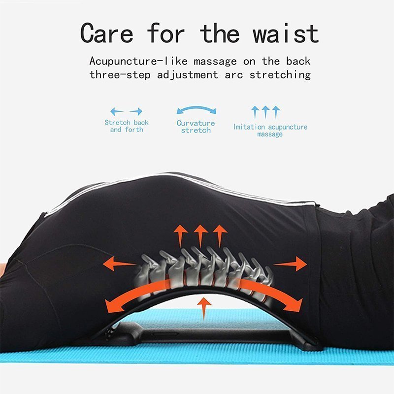Magic Back Support Back Stretching Device and Back Massager for Bed & Chair & Car - Image 8