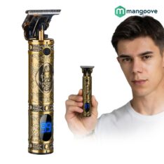 Professional LCD Display Rechargeable Vintage T9 Trimmer USB